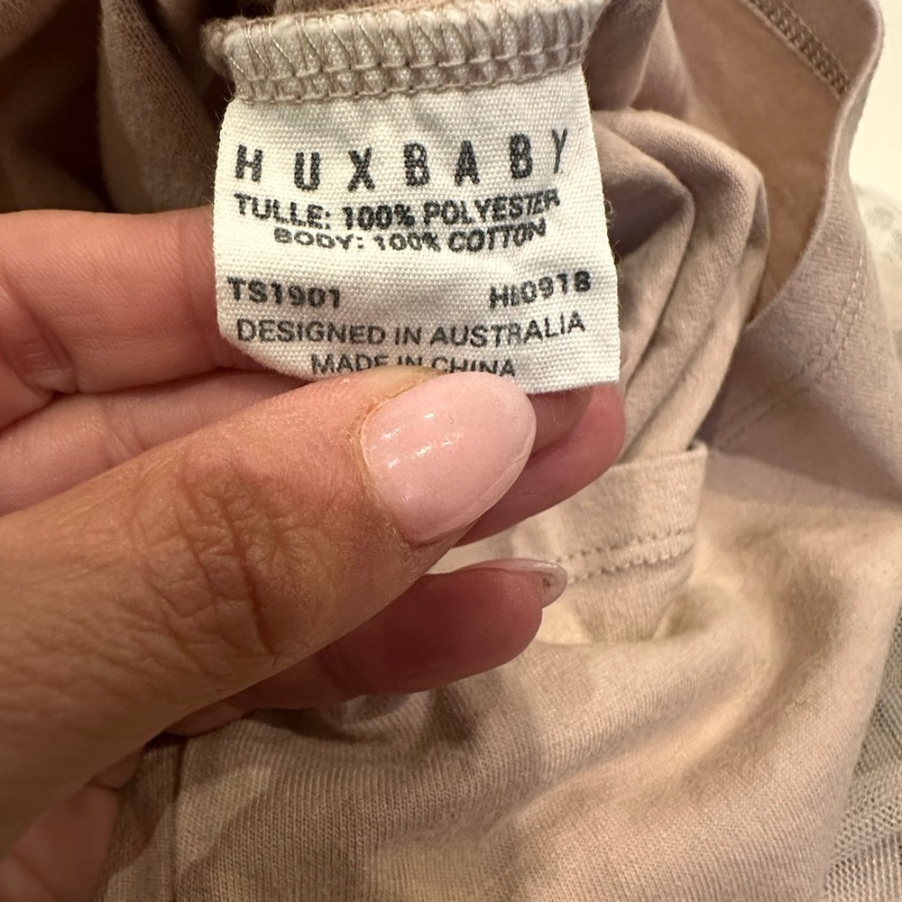 Huxbaby Pink and Gray Bear Dress - Picture 11 of 12